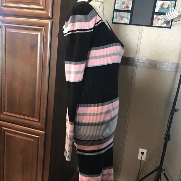 Derek Heart Long Sleeve Sweater Dress Large - Picture 5 of 14